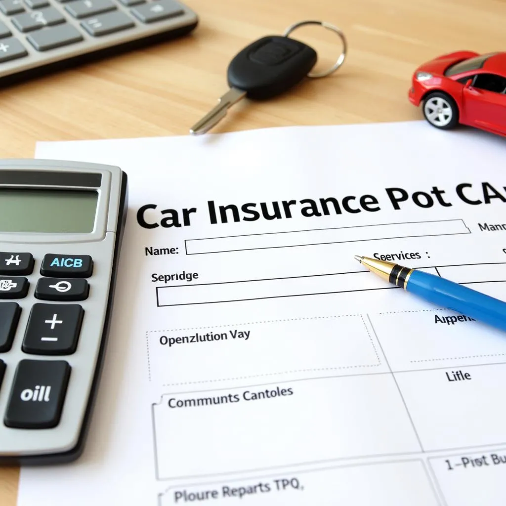 Car Insurance Application Form