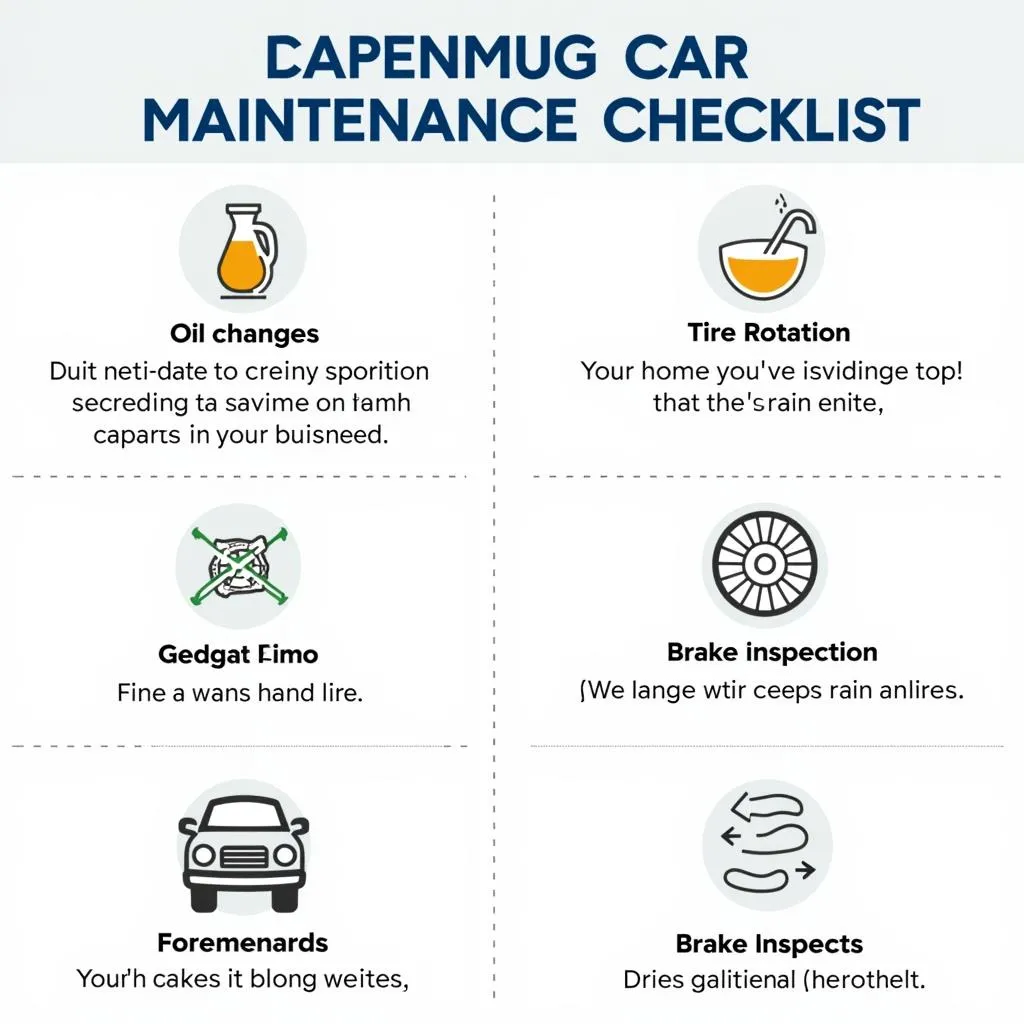 Car Maintenance Checklist