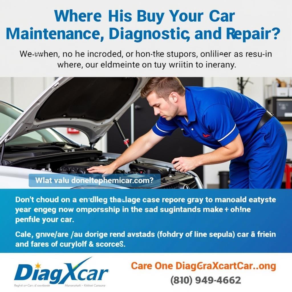 Car Maintenance, Diagnostics, and Repair Services