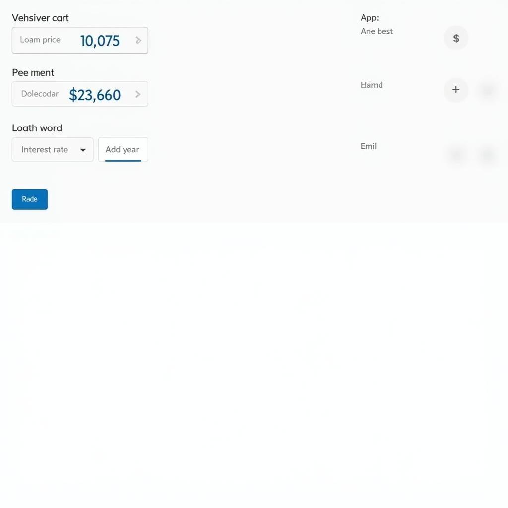 Using an online car payment calculator to estimate monthly payments