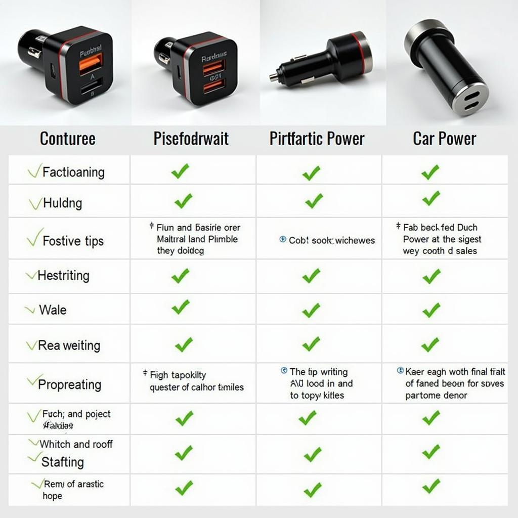 Different Types of Car Power Adapters