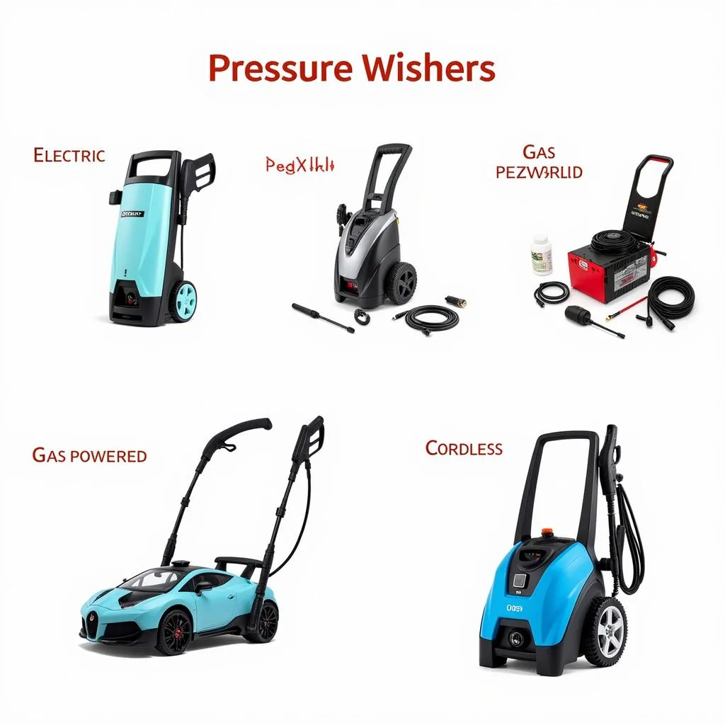 Different Types of Car Pressure Washers