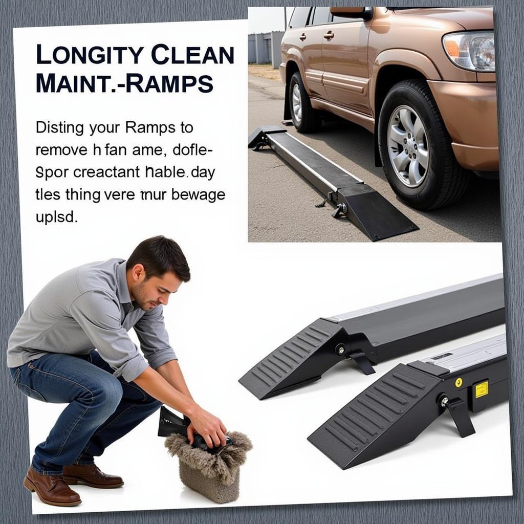 Car Ramp Maintenance - Cleaning Process