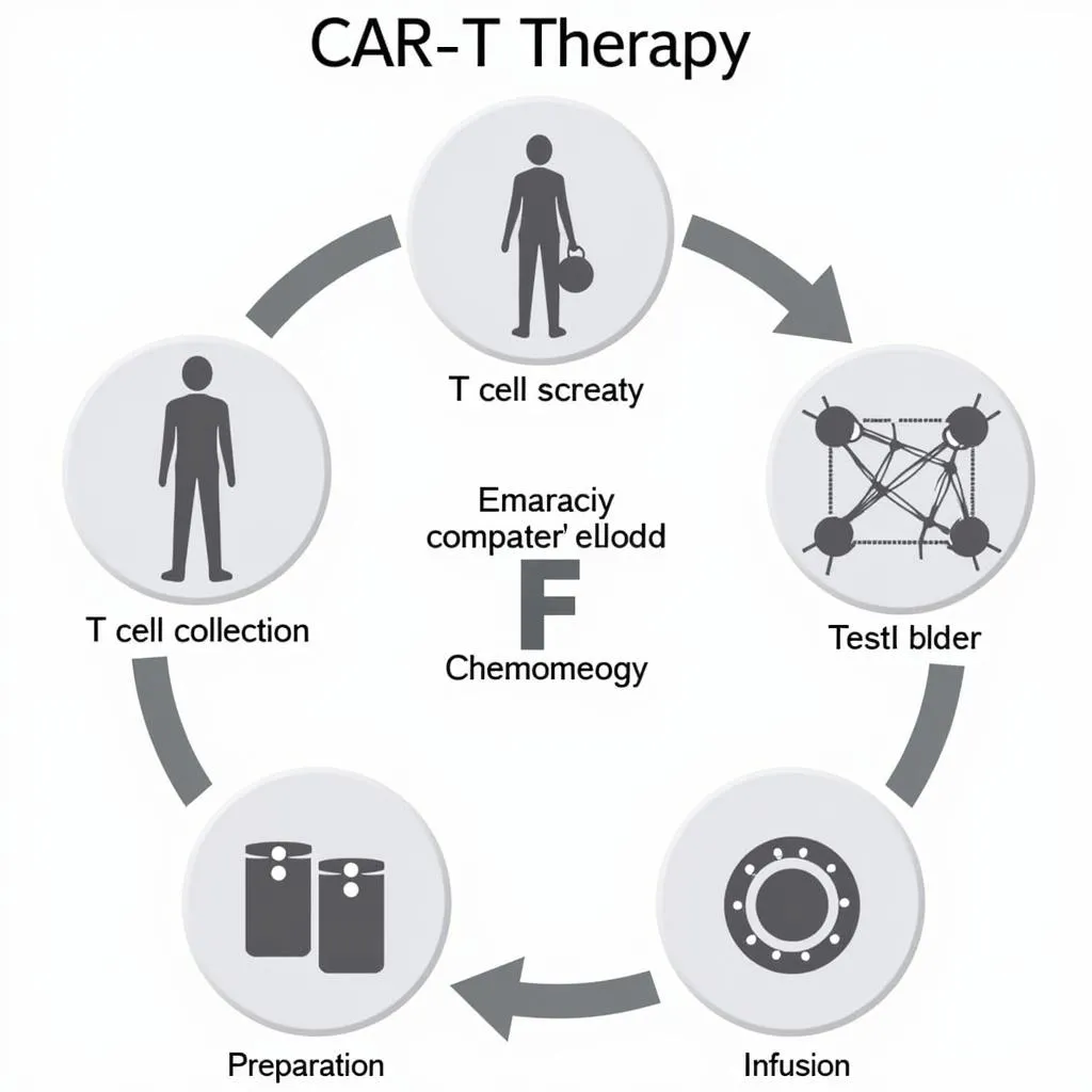 CAR-T Cell Therapy Process Illustration