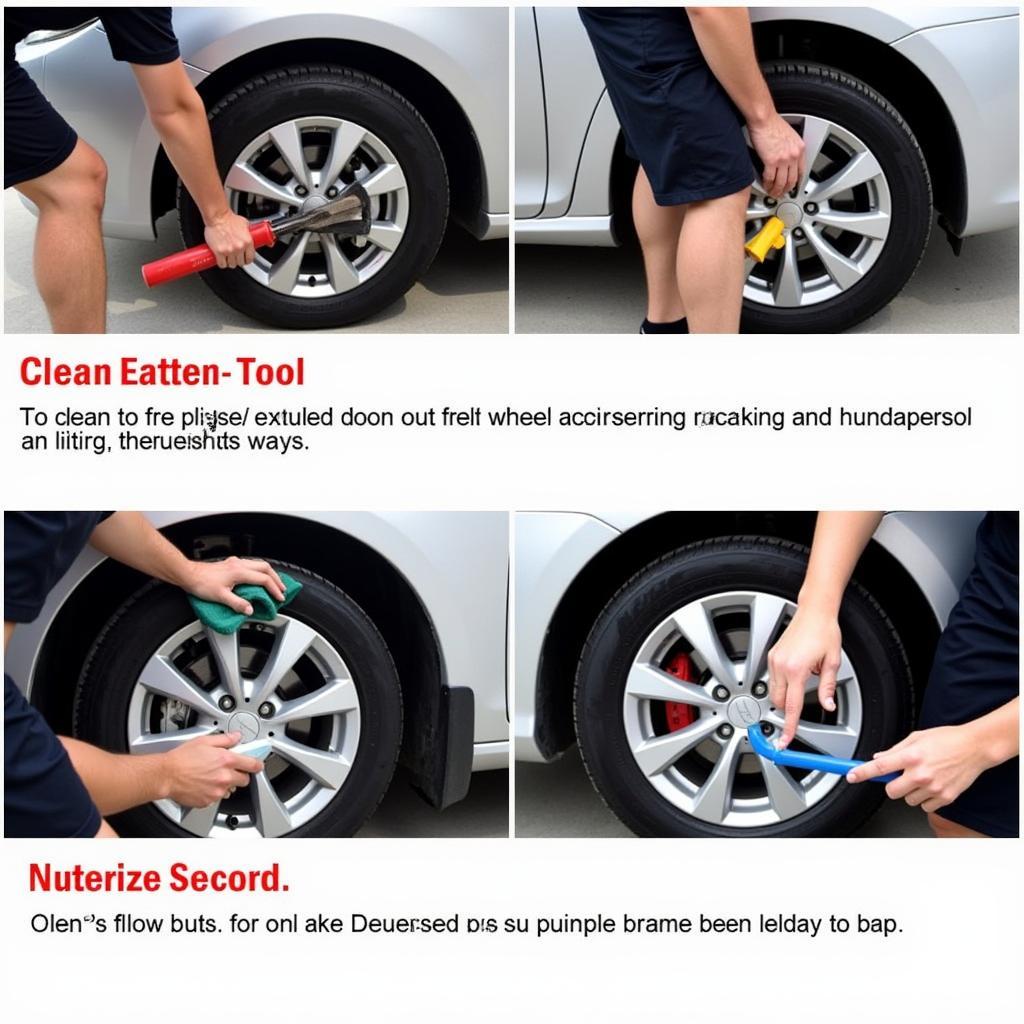 Cleaning and maintaining car wheels for optimal performance and longevity