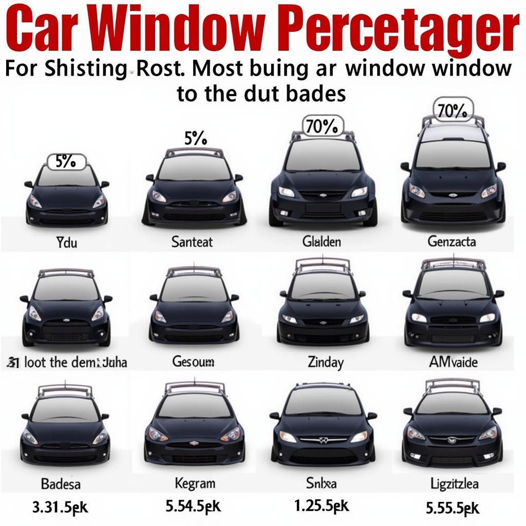 Car Window Tint Percentages