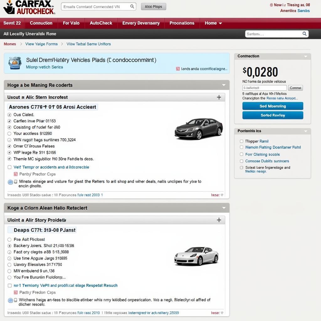 Carfax and AutoCheck vehicle history reports