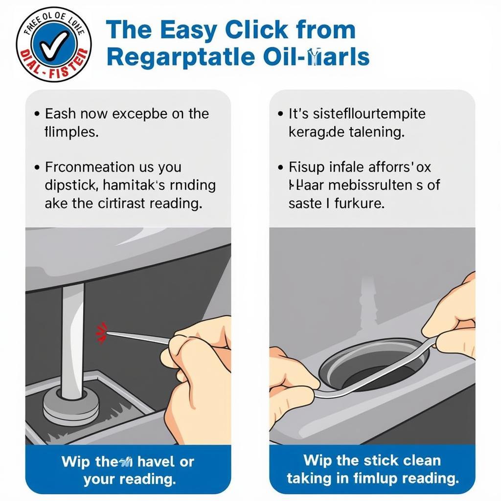 Checking Oil Level with Dipstick