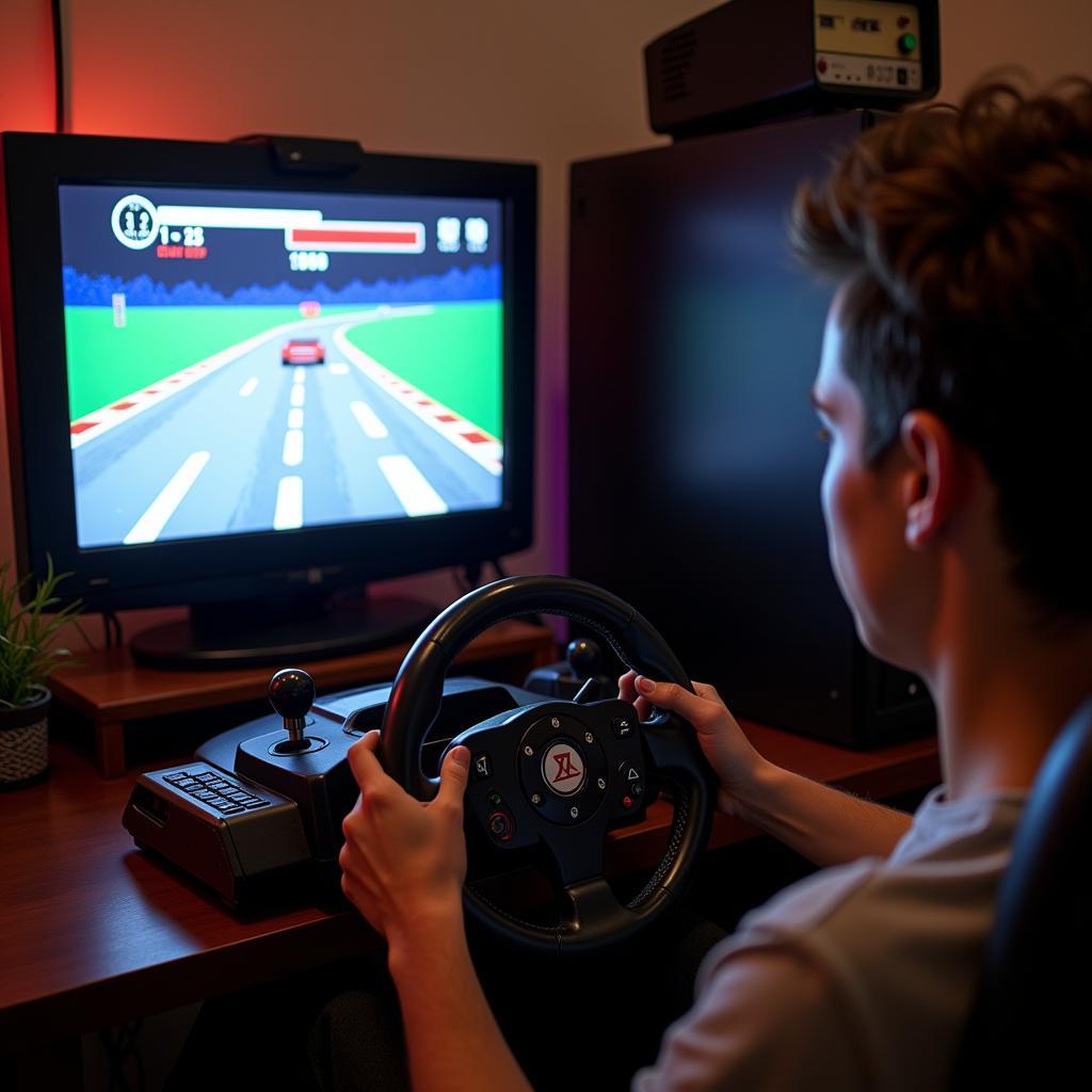 Classic Racing Games Steering Wheel