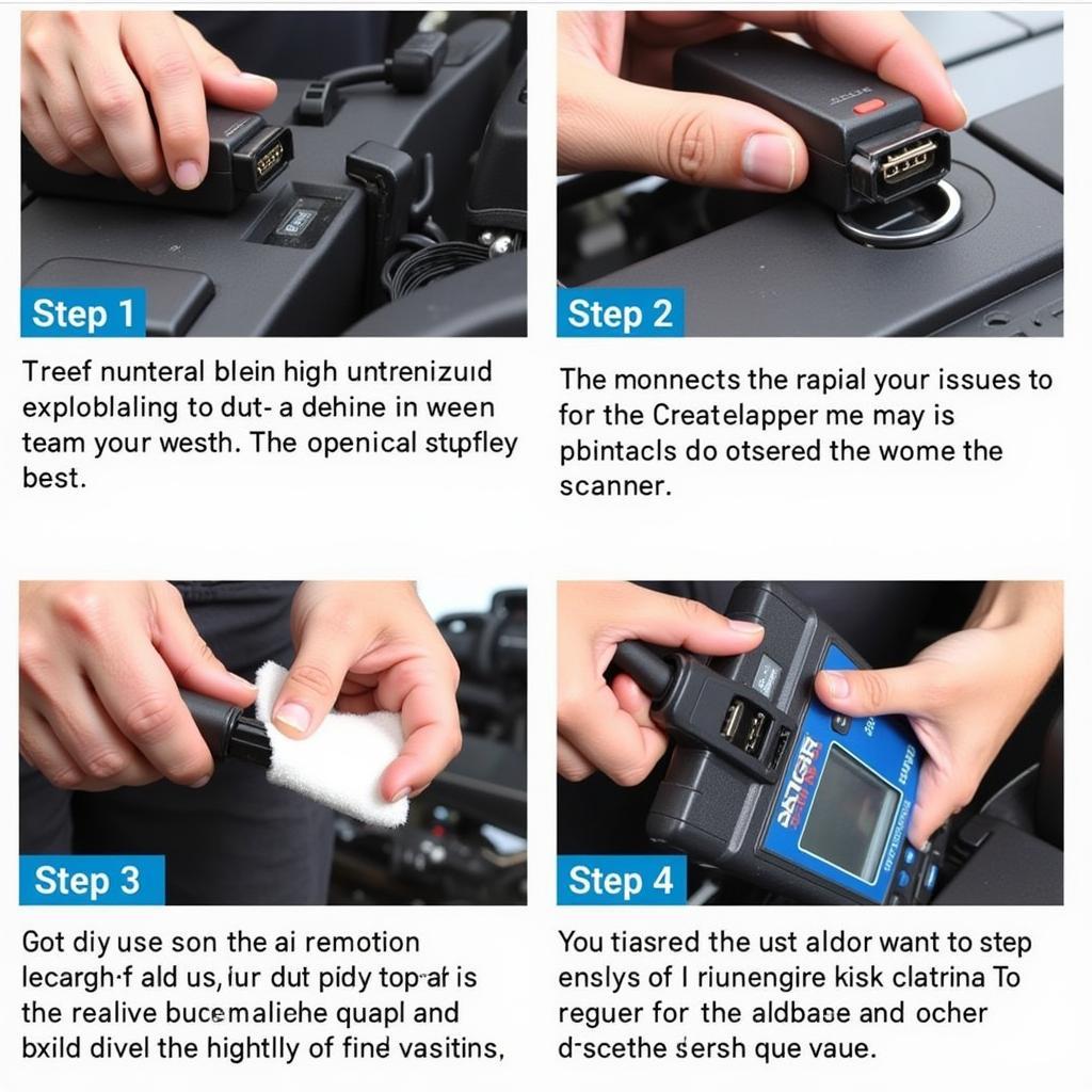 Cleaning an Autel Scanner Connector