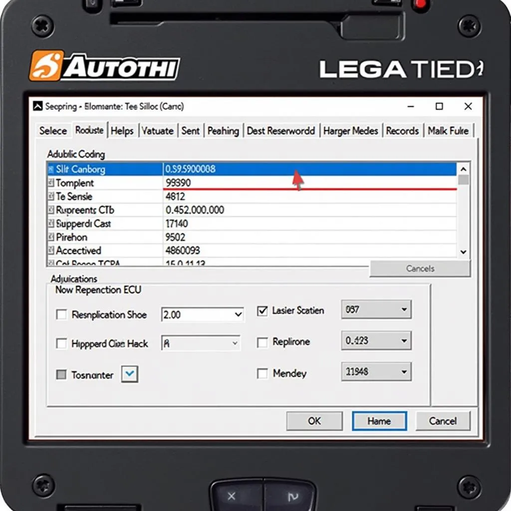 Coding Parameter Adjustment