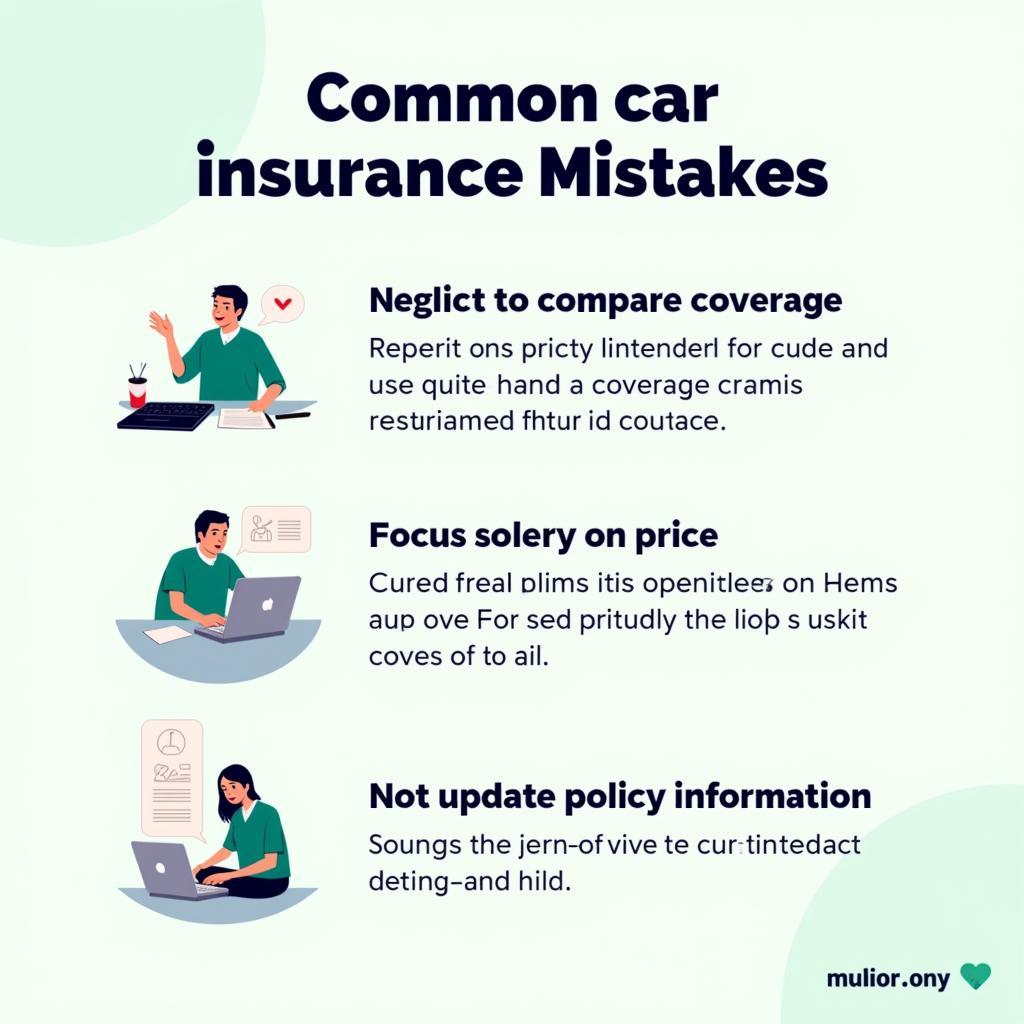 Common Car Insurance Mistakes