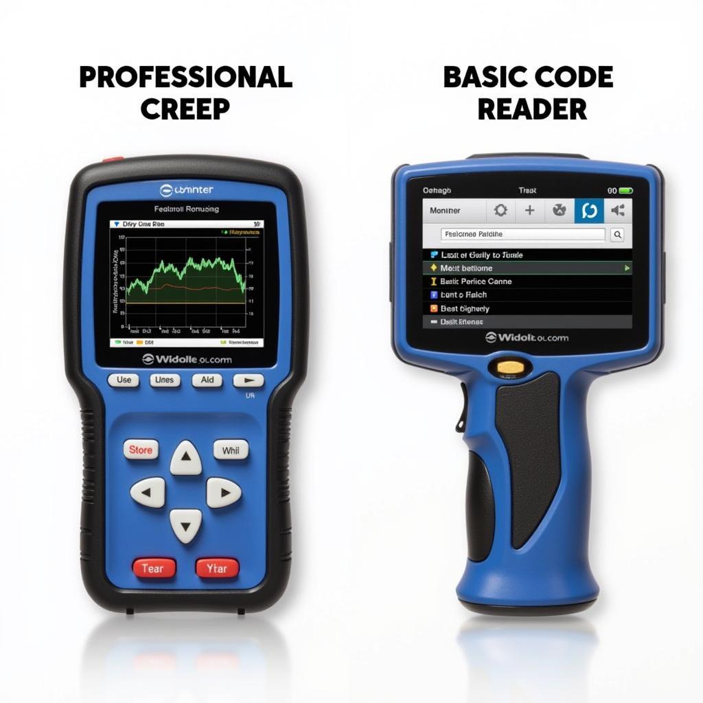 Comparison of Creep Scan Tool and Code Reader