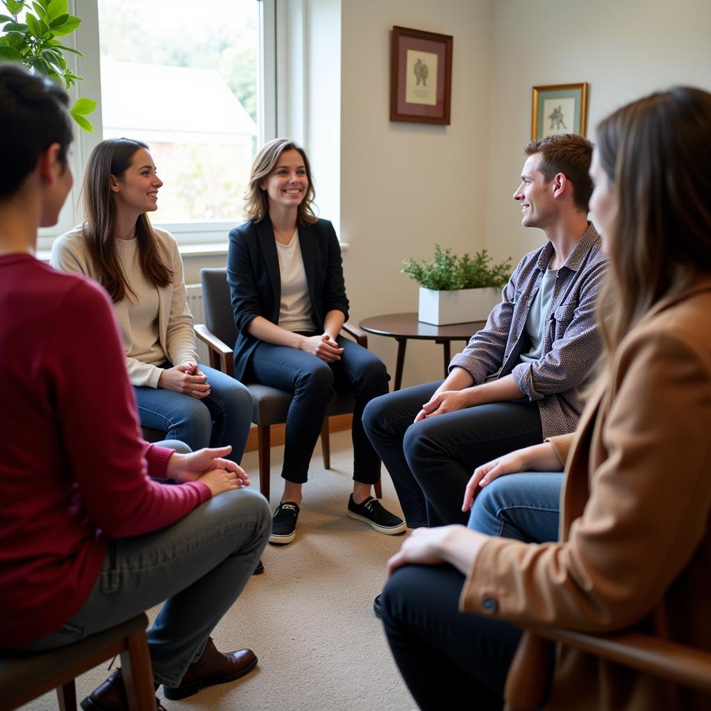 Support Group in a Compassionate Care Clinic