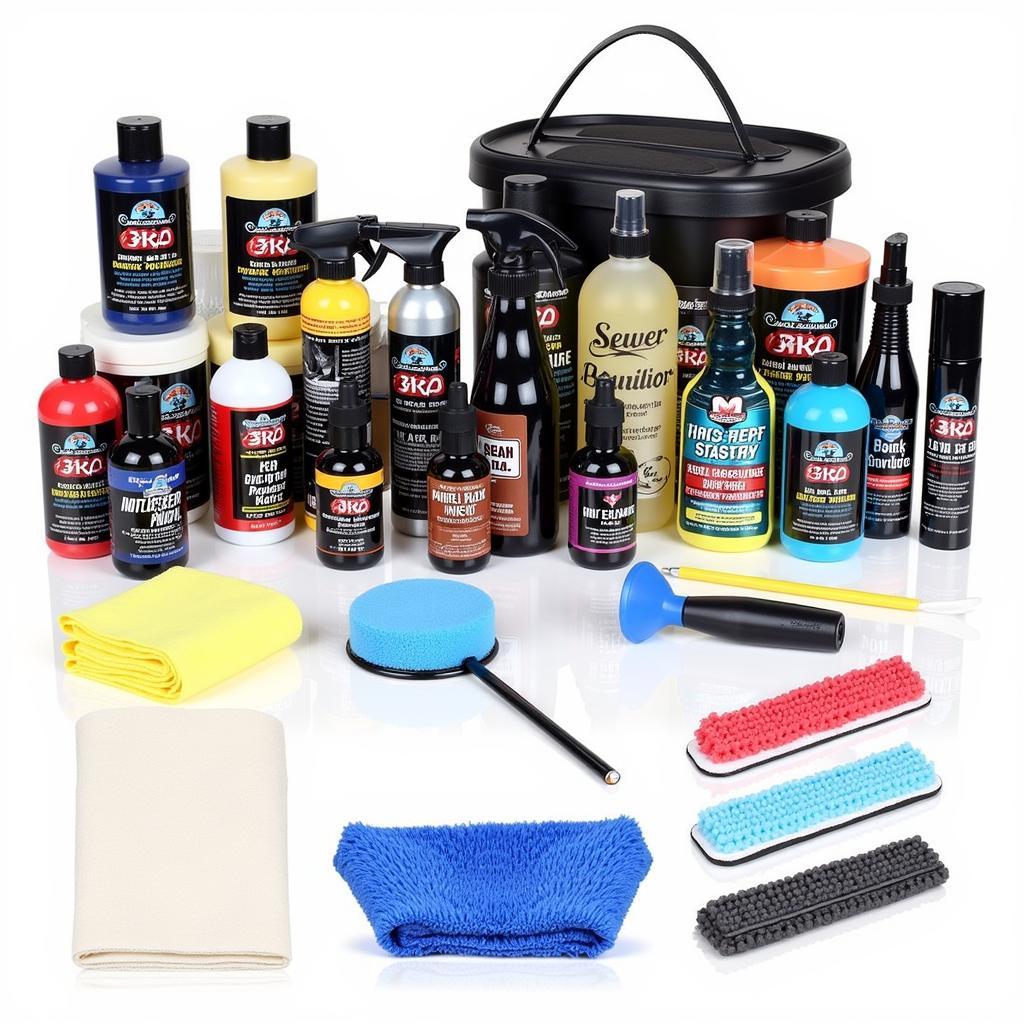 Comprehensive Car Detailing Product Kit