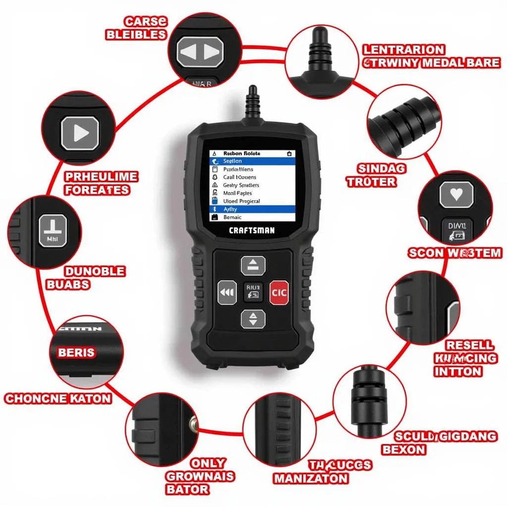 Craftsman 39853 Scan Tool Features