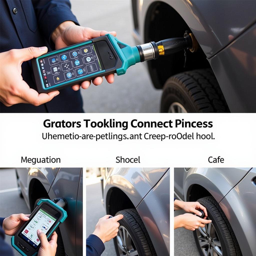 Mechanic Connecting Creep Scan Tool to OBD Port