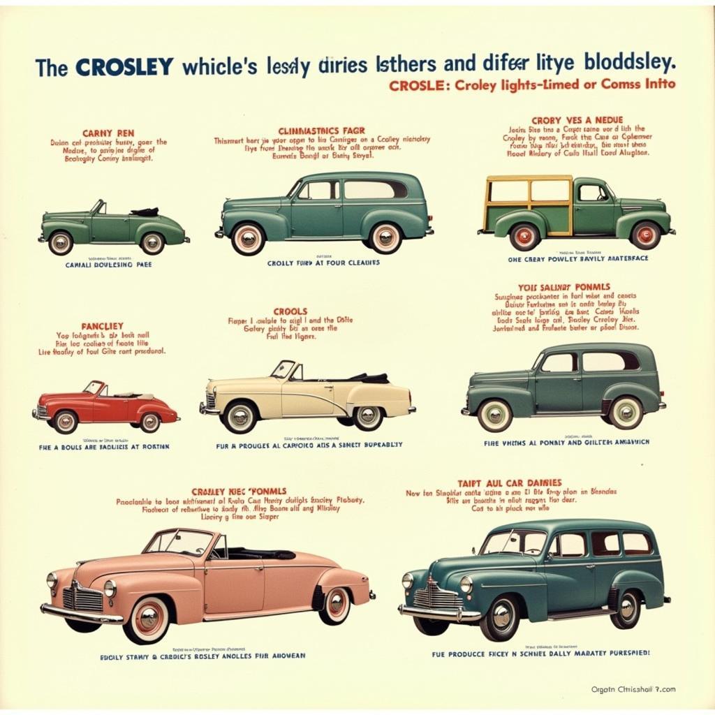 Crosley Car Models Through the Years