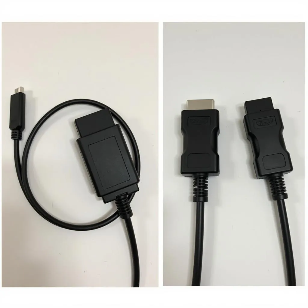 Damaged Autel MaxiDAS DS708 cable