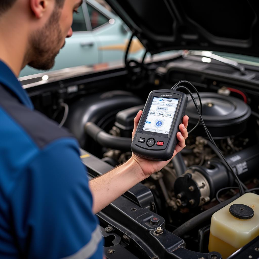 Dealer Scanner Diagnosing a Fastlane Classic Car