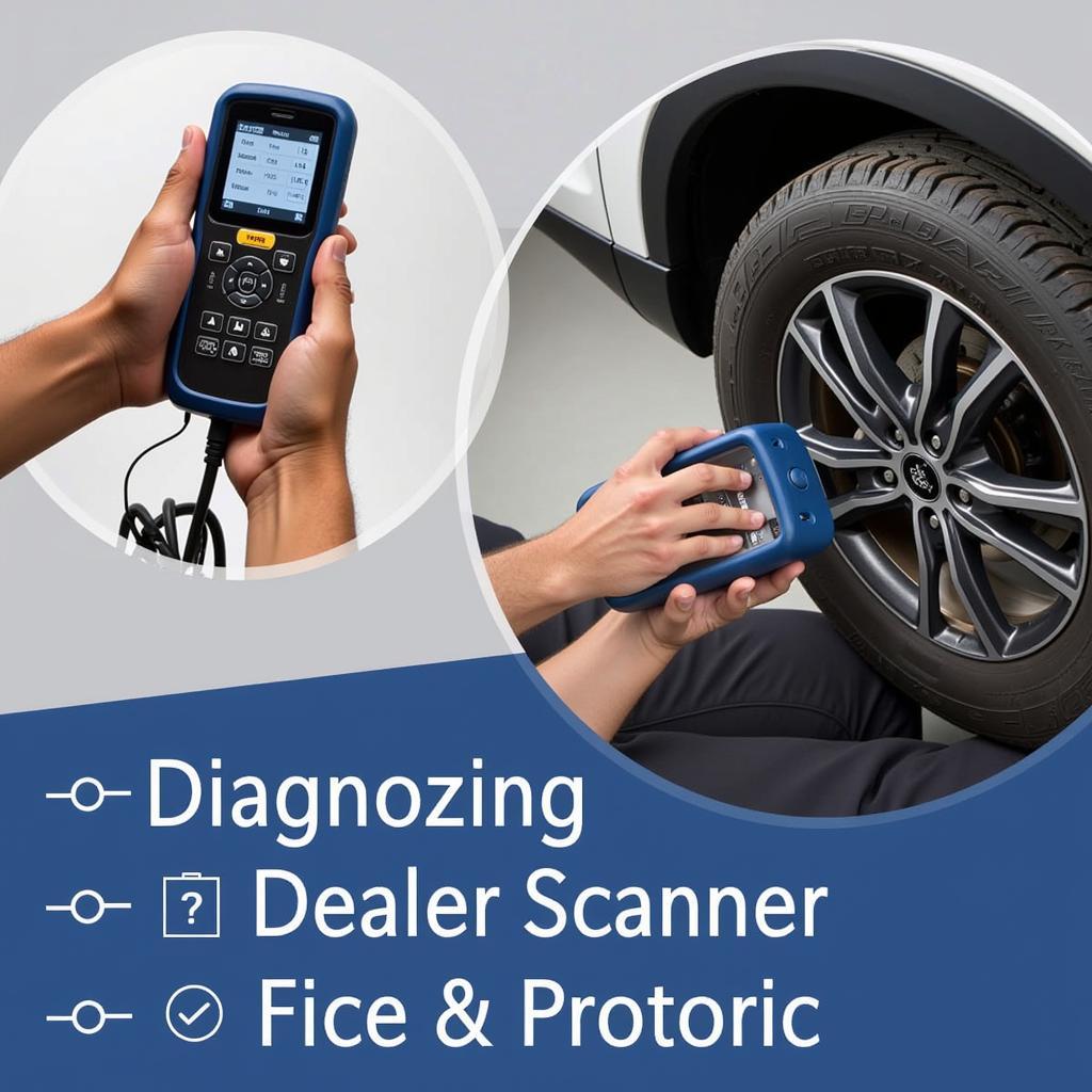 Dealer Scanner Used for Vehicle Repair