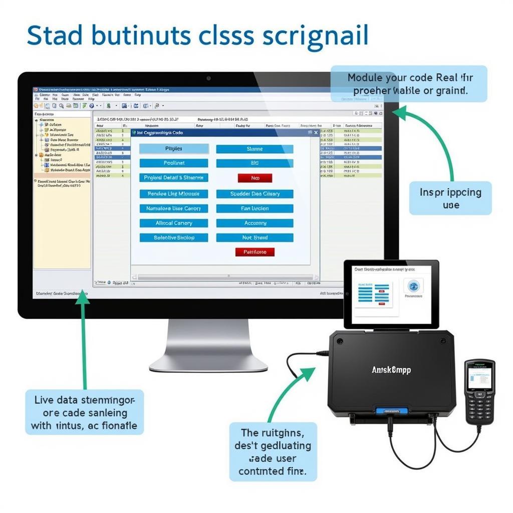 Dealer scanner user interface