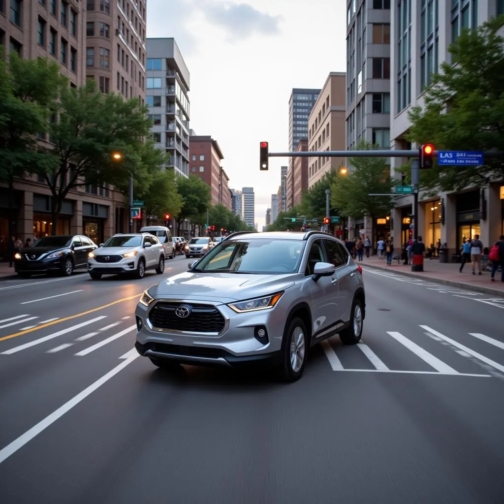 Denver City Driving Compact Car