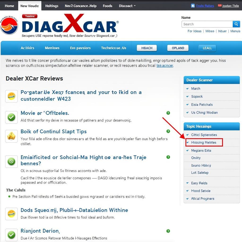 DiagXcar Dealer Scanner Resources