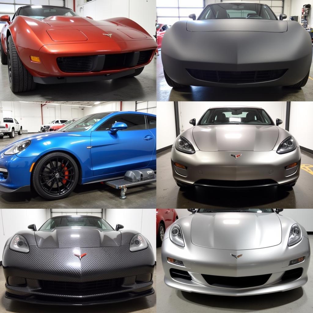 Different Car Wrap Finishes