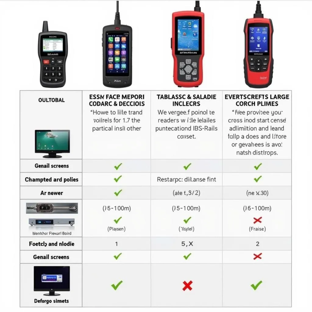 Various ABS code scanners for different user needs