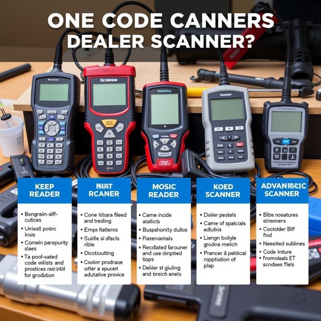 Different Types of Dealer Scanners Available