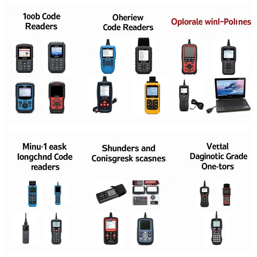 Different types of diagnostic scanners