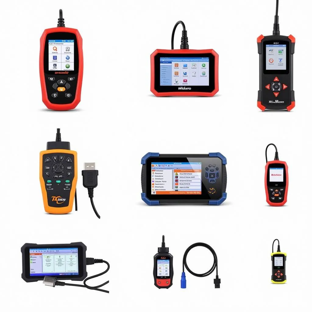 Various car diagnostic scanners