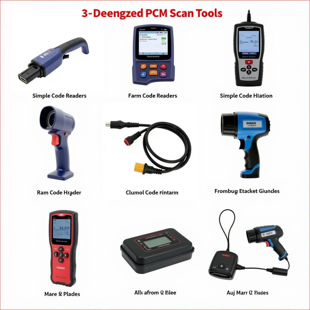 Different types of PCM scan tools catering to different user requirements