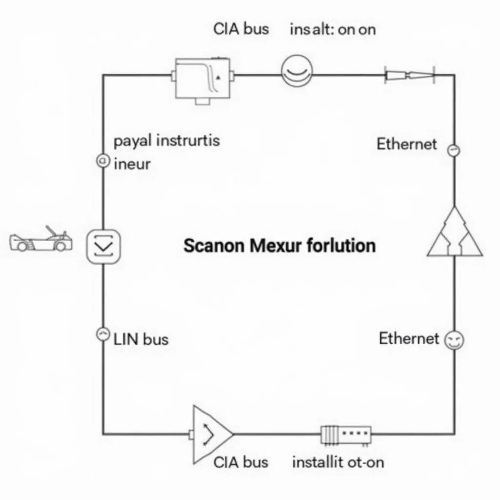 Various scan tool net port configurations