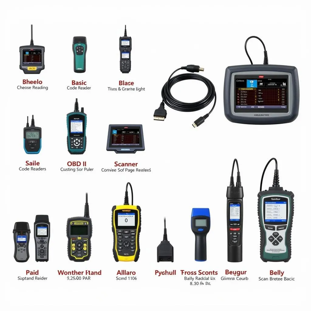 Different types of automotive scan tools