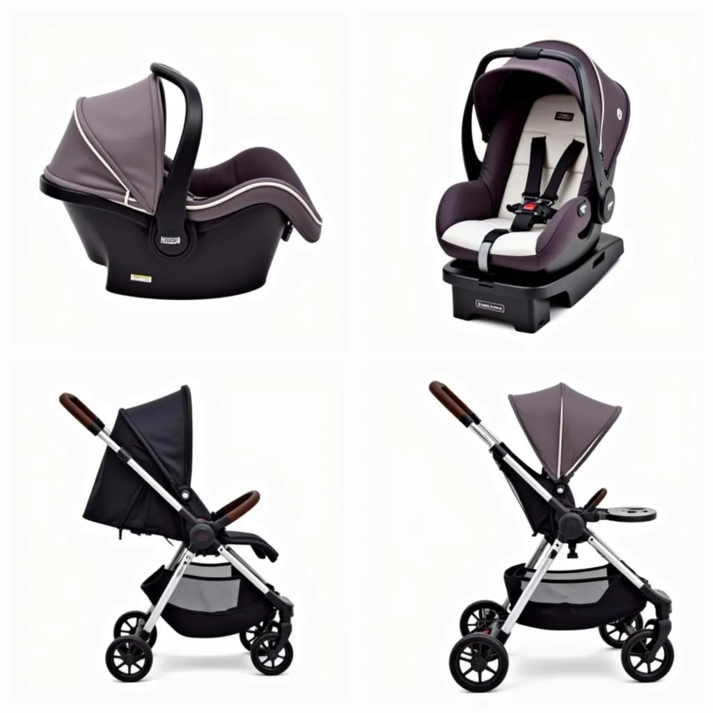 Different types of Donna car seat strollers