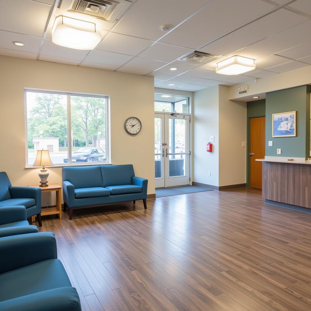 Duke Urgent Care Brier Creek Waiting Area