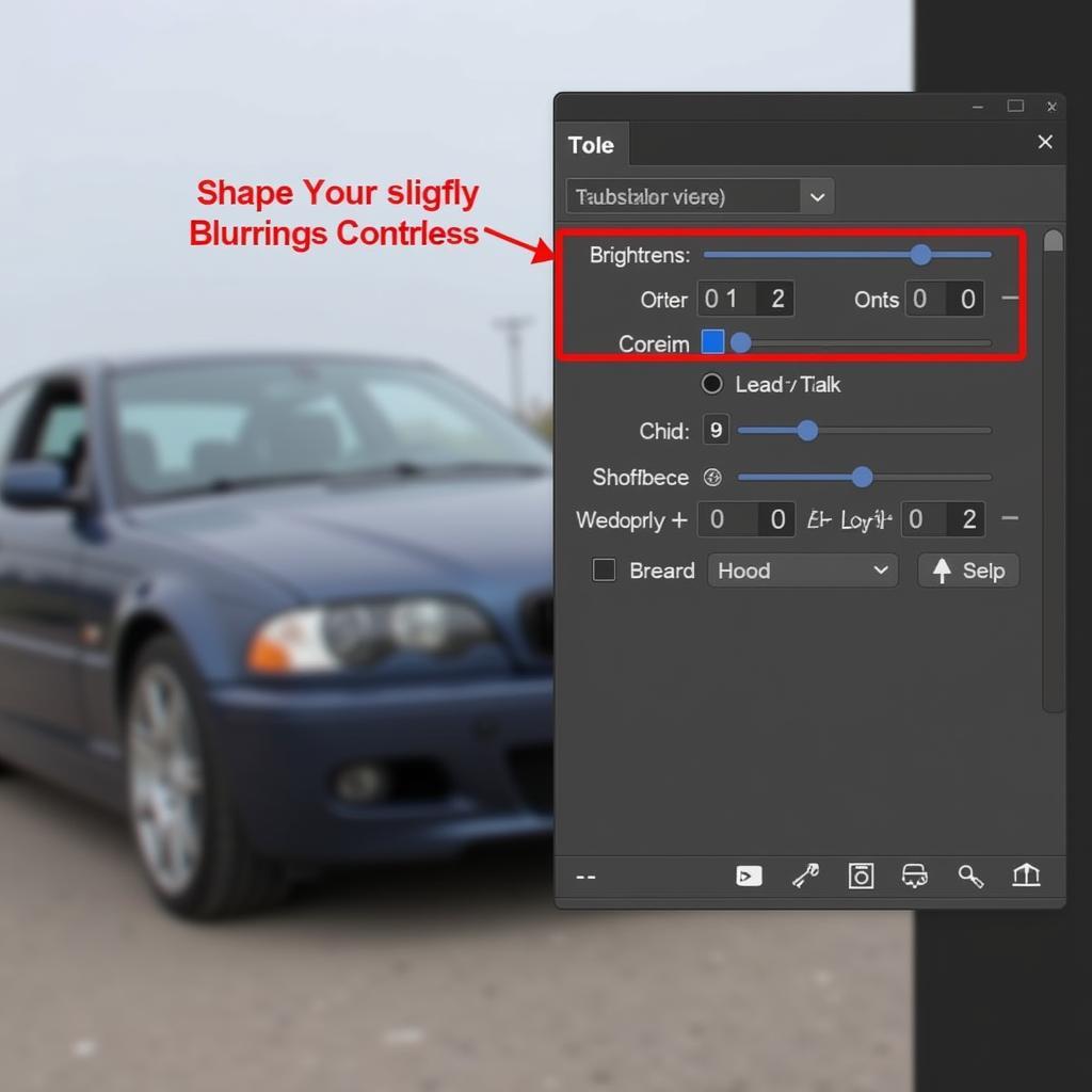 Editing a Lo Res Car Image