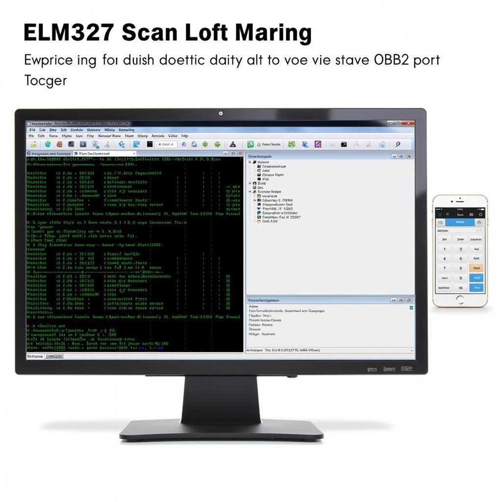 ELM327 Scan Tool Software Interface