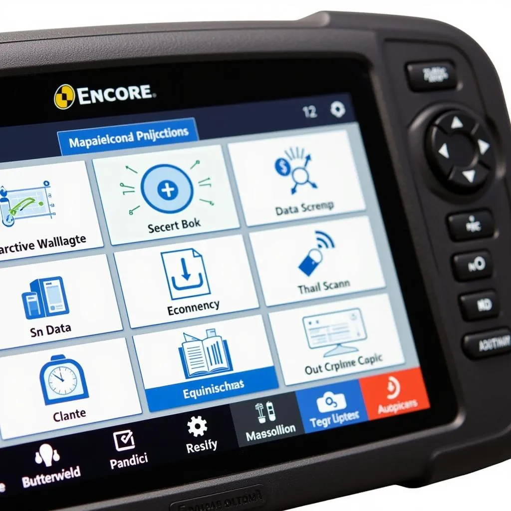 Encore OTC Scan Tool Features Display