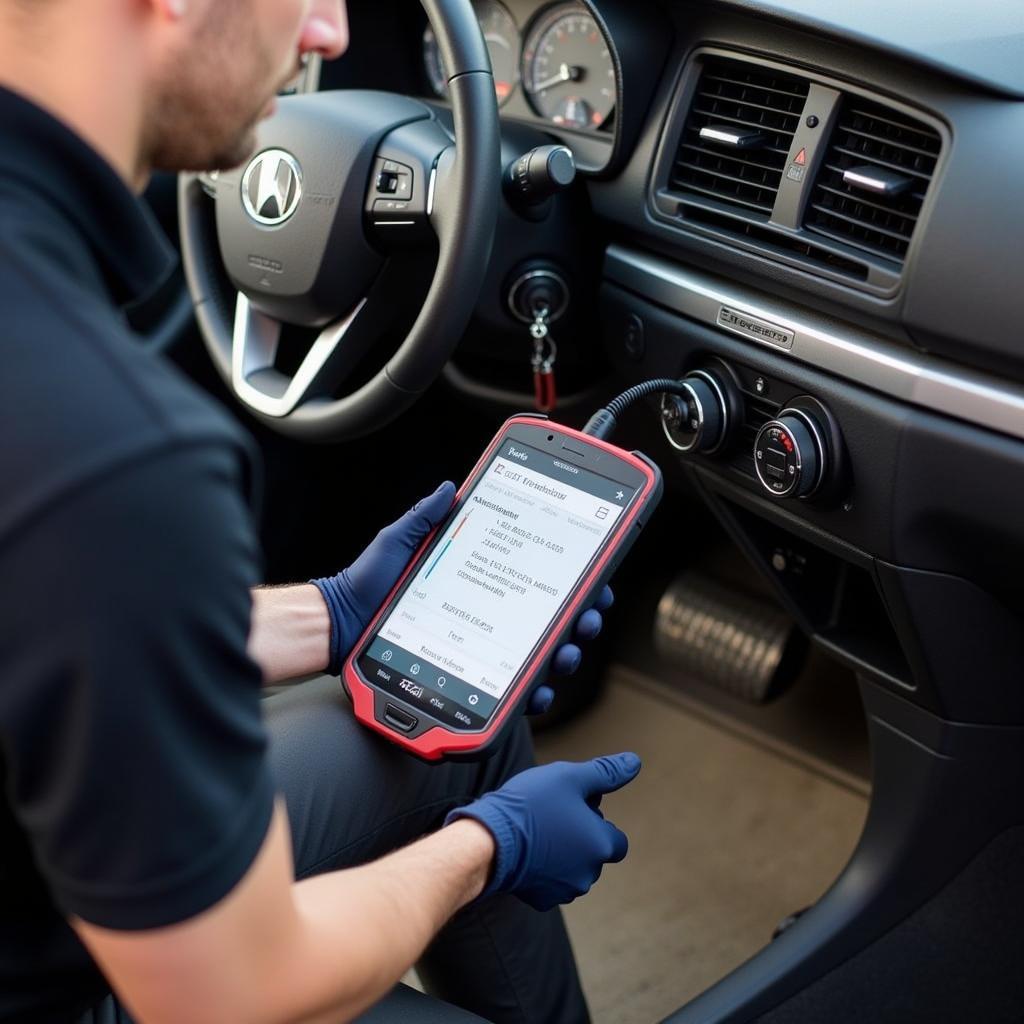 Encore scan tool application in automotive diagnostics