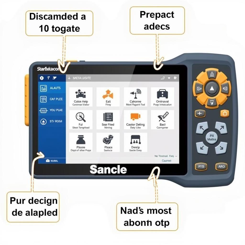 User-friendly interface of Encore scan tool