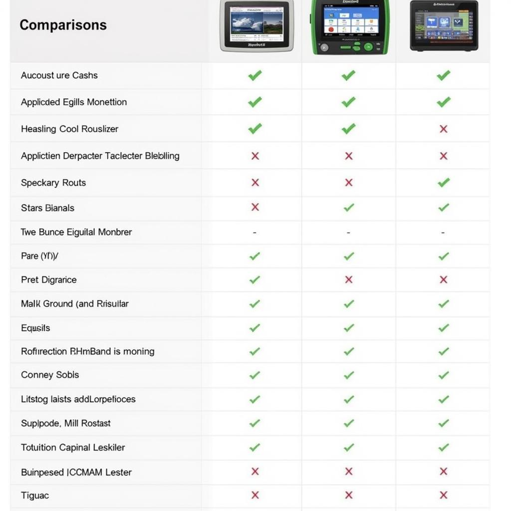 Comparison of Different Equus Scan Tool Models