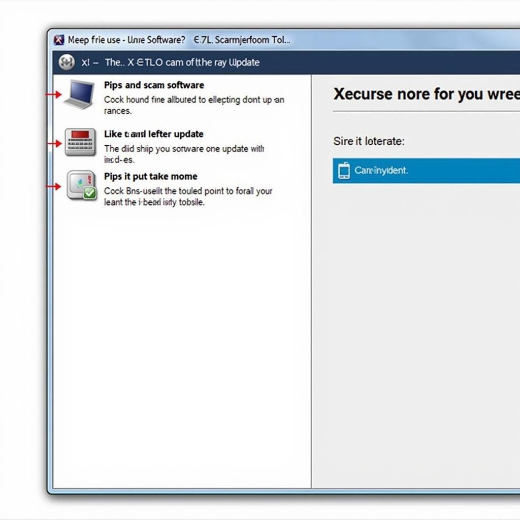 Screenshot of the EZ Autoxray EZ 6000 scan tool software update process