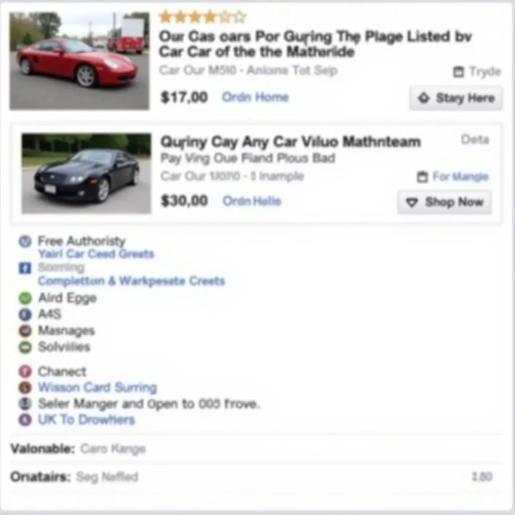 Facebook Marketplace car listing screenshot