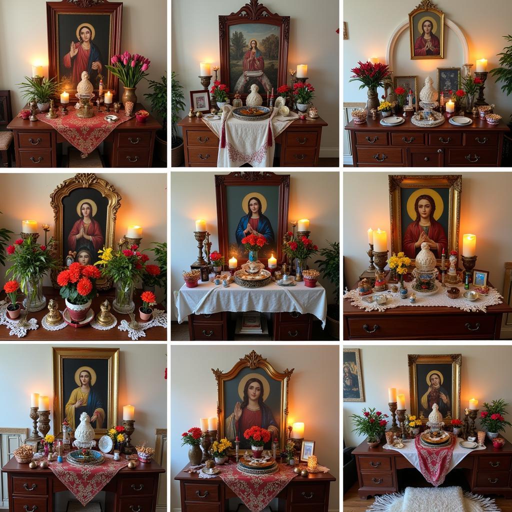 Examples of Family Altars