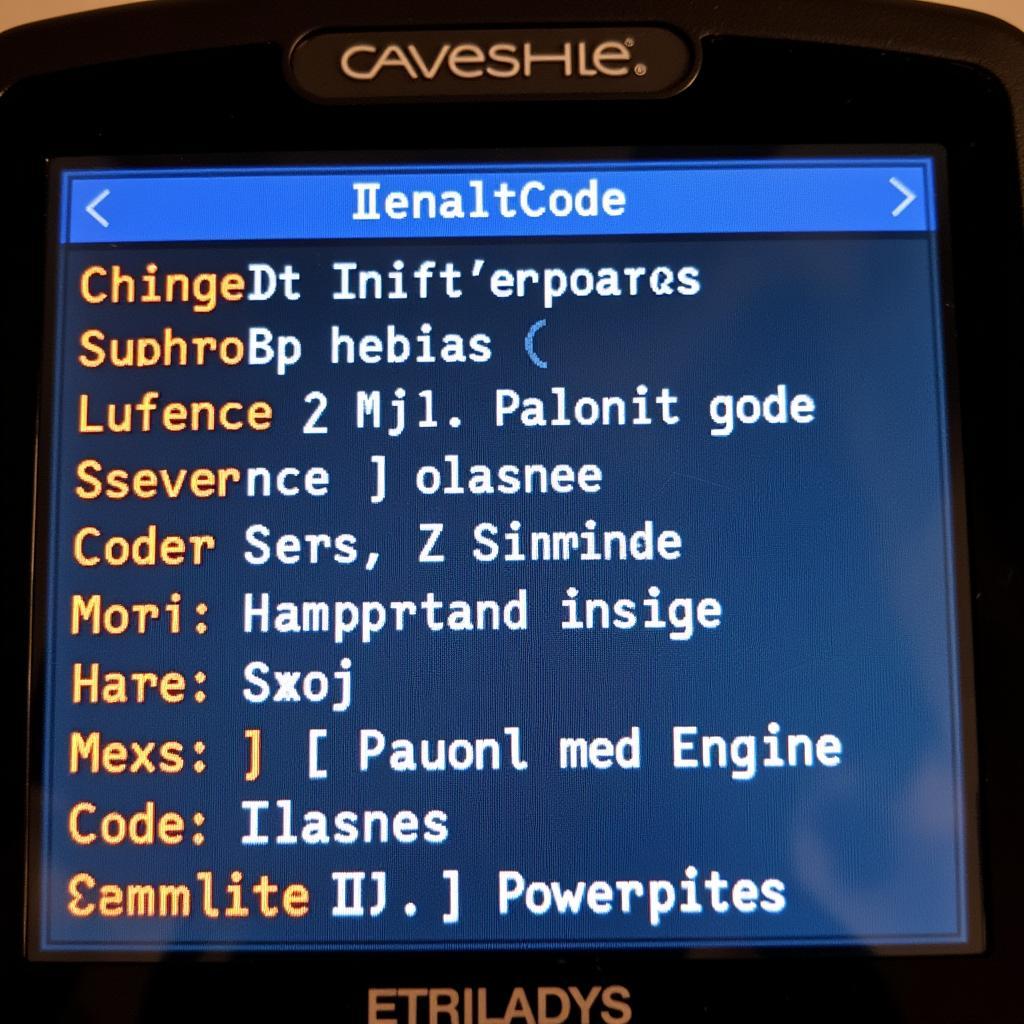 Ford 6.0 Powerstroke Scan Tool Display