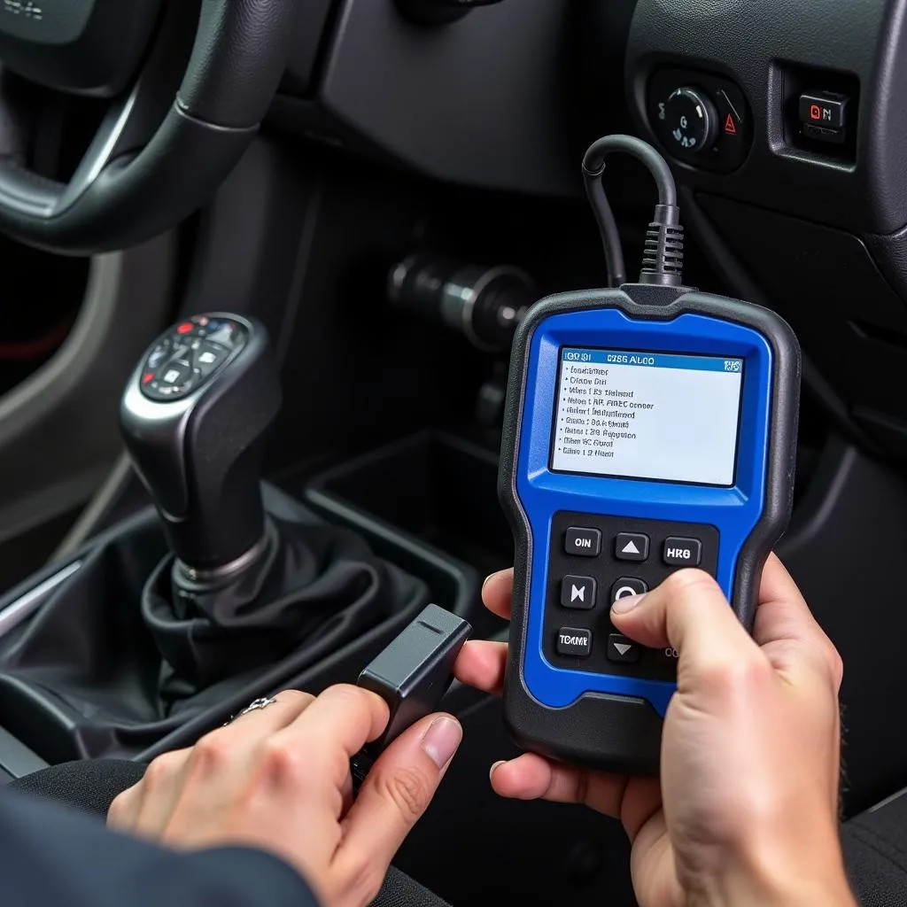 Ford OBD1 Code Scanner in Action