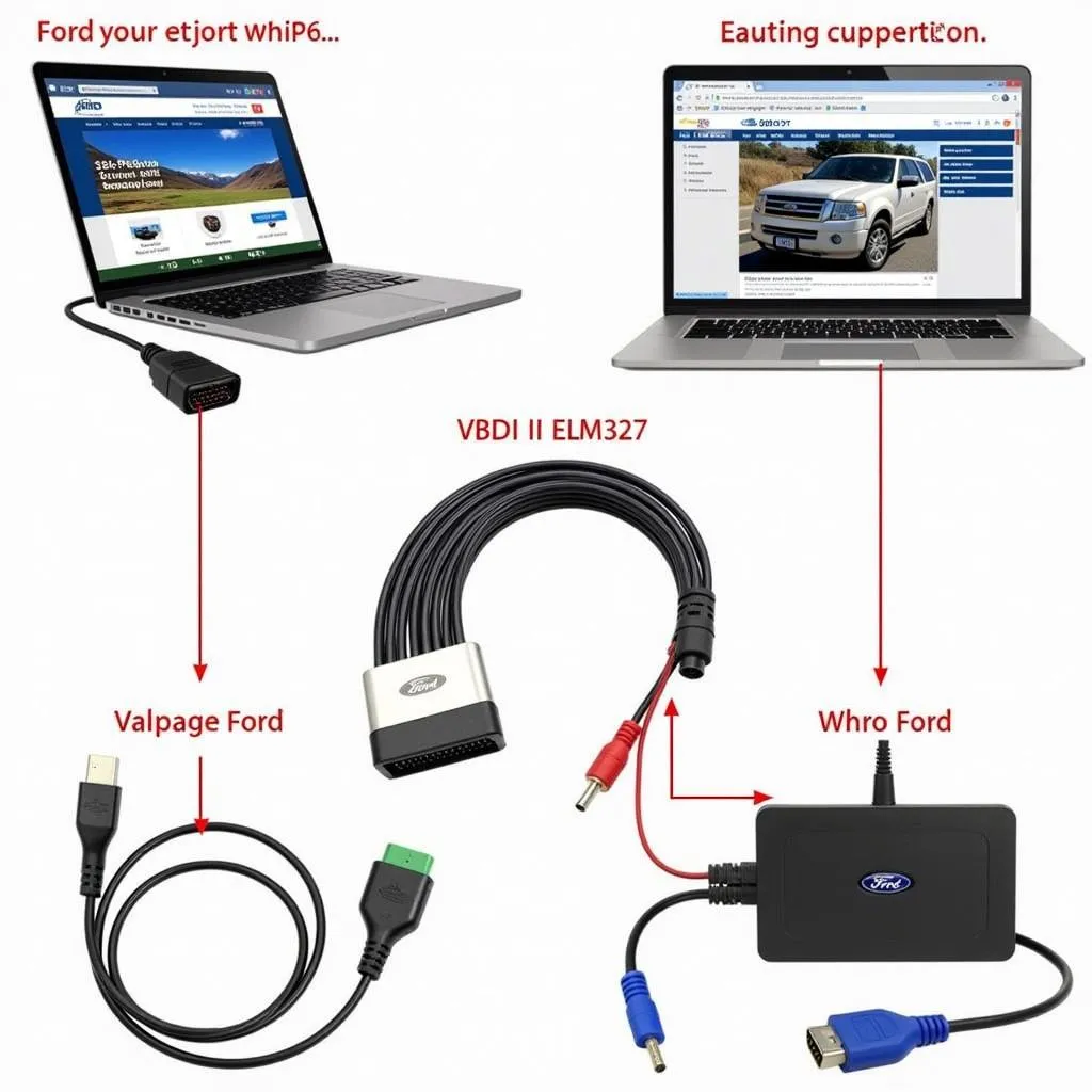 Ford OBD2 Interface Cables